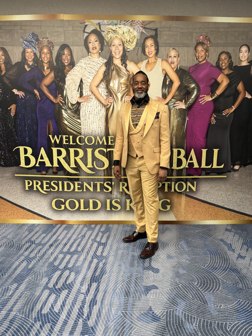 Eugene at a community gala